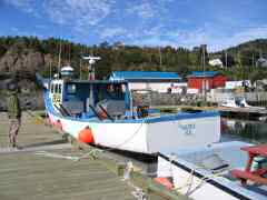 Fishing boat in Ballantynes Cove